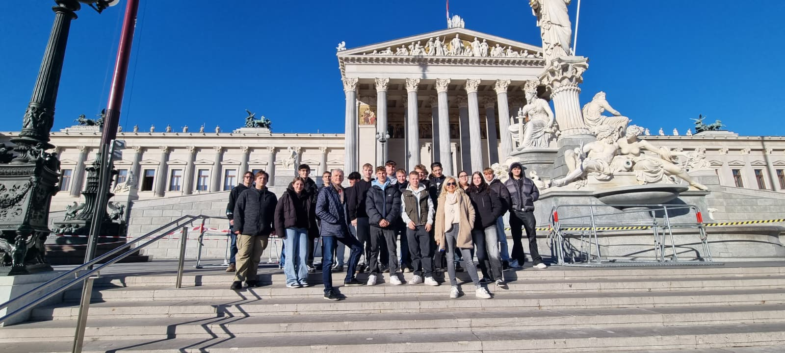 Besuch im Parlament in Wien