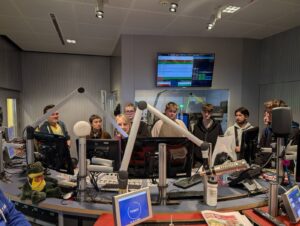 Schüler der LBS Pöchlarn beim ORF NÖ Landesstudio