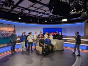 Schüler der LBS Pöchlarn beim ORF NÖ Landesstudio