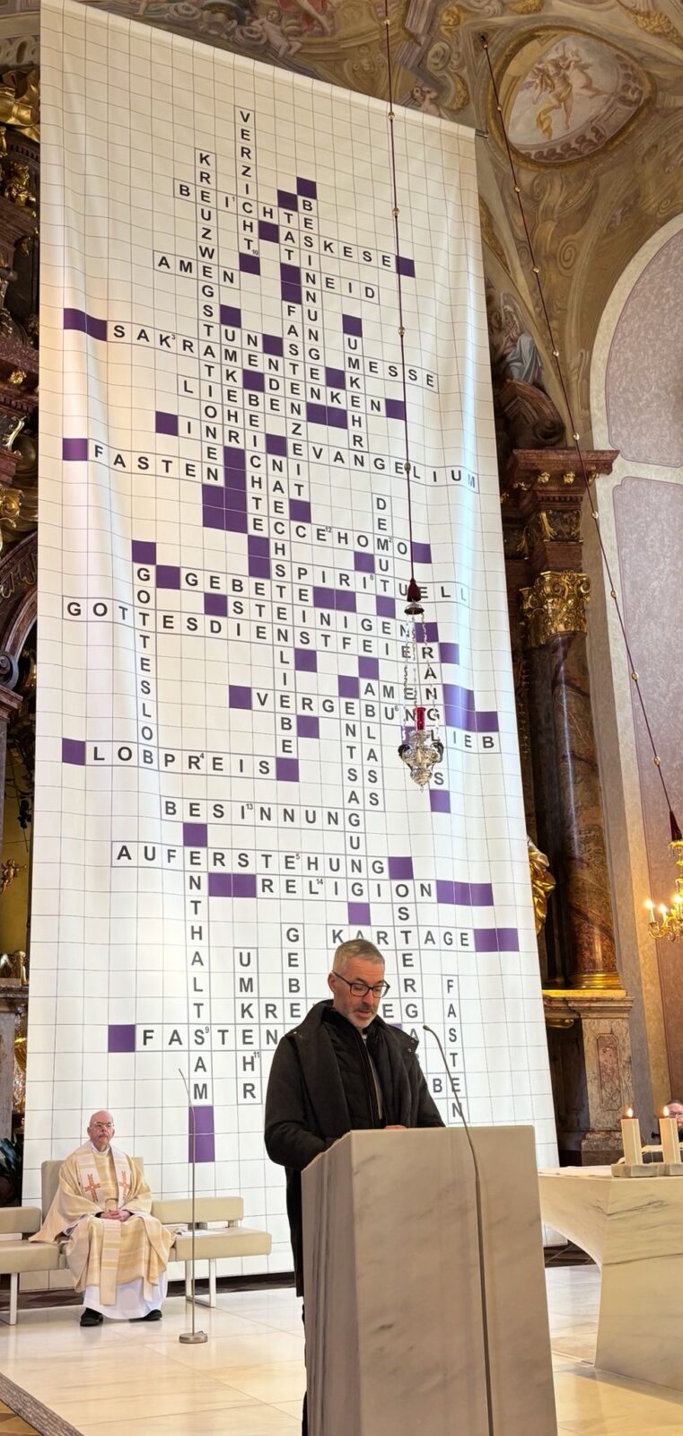 Direktor Gerstenmayer bei der Josefimesse