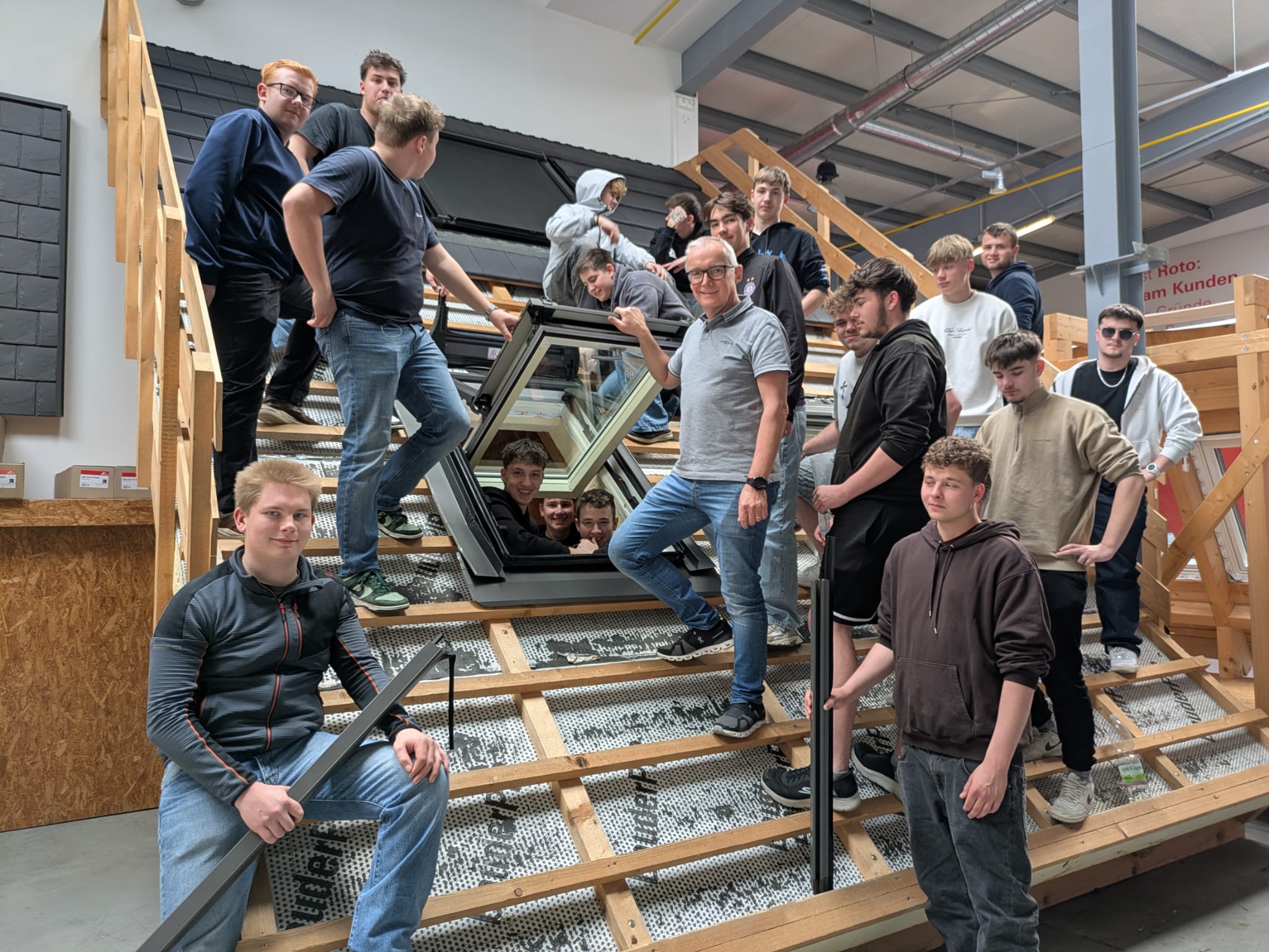 Besuch bei der Firma Roto