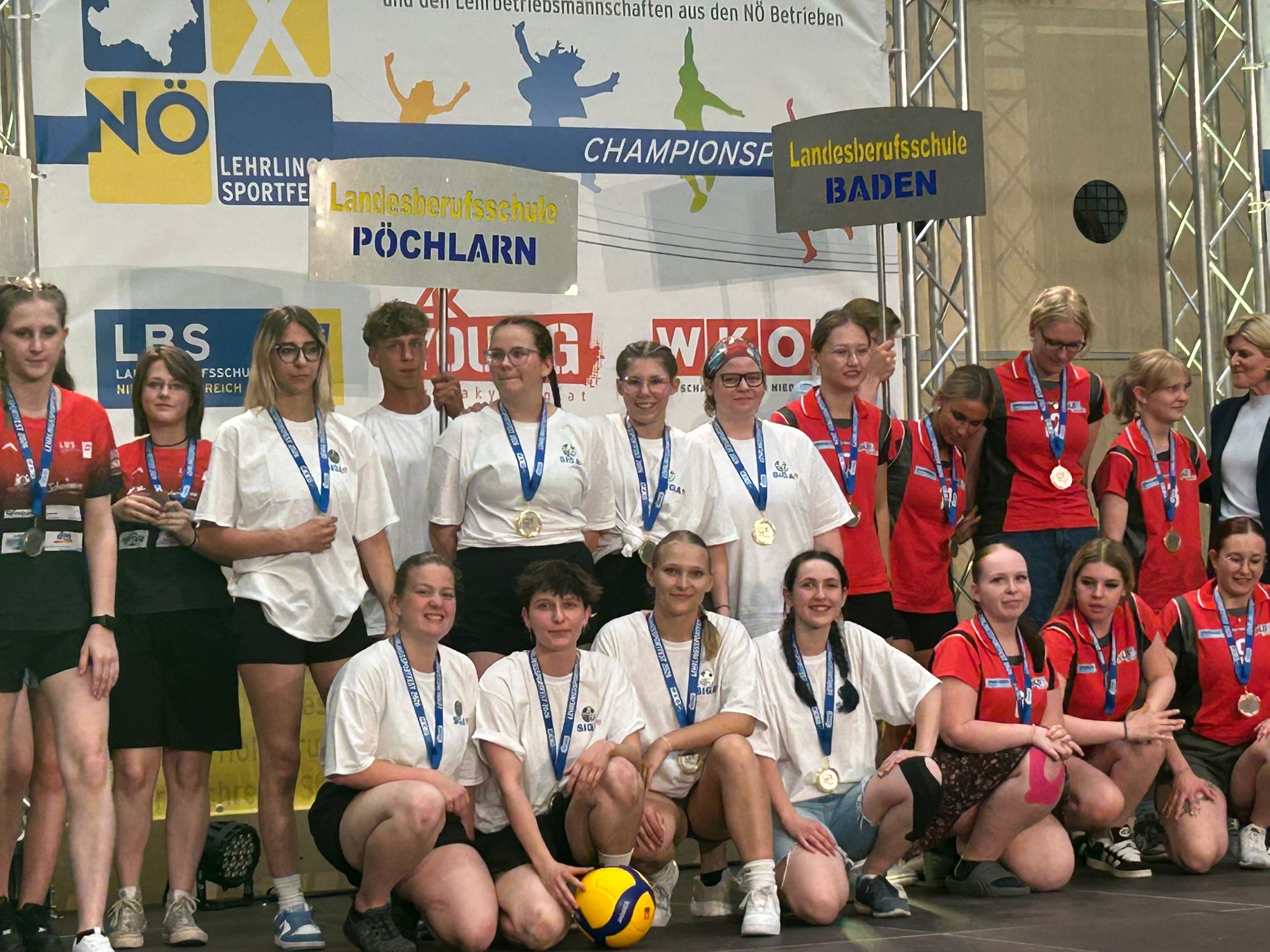 20260609_Lehrlingssportfest02 Lehrlingssportfest 2026 Siegerehrung Volleyball, 1. Platz