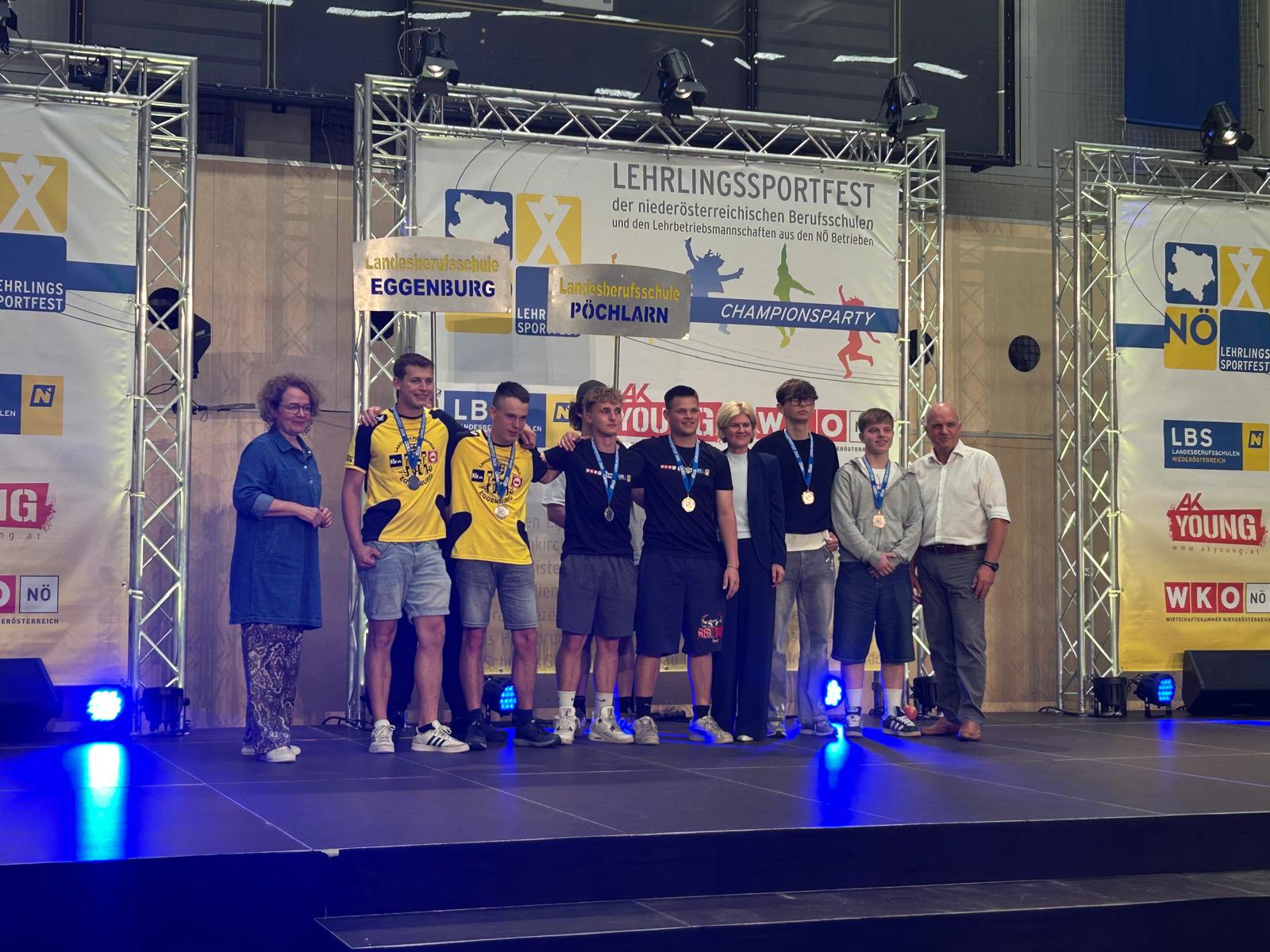 20260609_Lehrlingssportfest09 Lehrlingssportfest 2026, Siegerehrung Padeltennis, 1. Platz